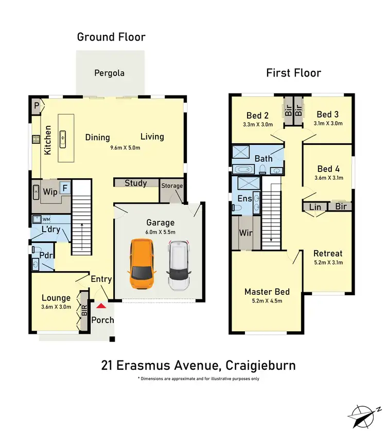 Floorplan of Homely house listing, 21 Erasmus Avenue, Craigieburn VIC 3064