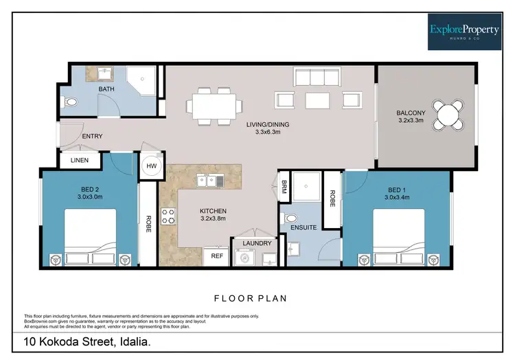 Floorplan of Homely unit listing, 10207/10 Kokoda Street, Idalia QLD 4811