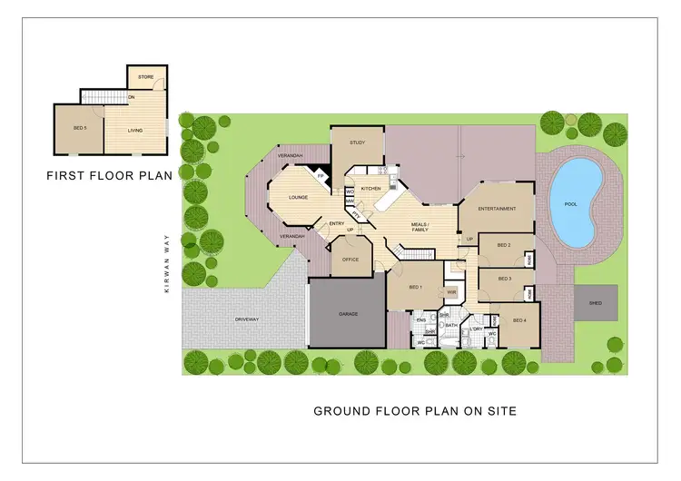 Floorplan of Homely house listing, 8 Kirwan Way, Winthrop WA 6150