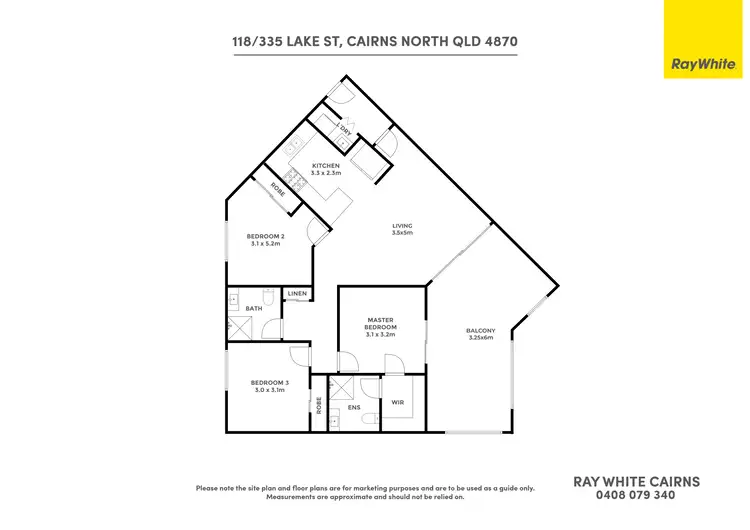 Floorplan of Homely apartment listing, 118/335 Lake Street, Cairns North QLD 4870
