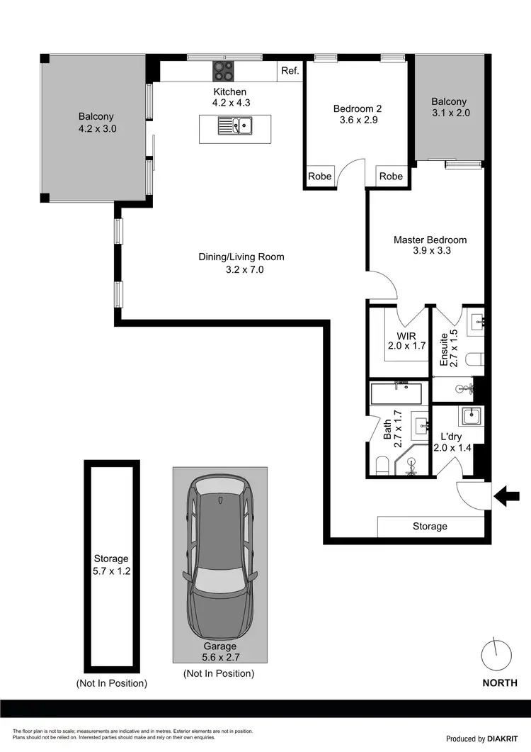 Floorplan of Homely apartment listing, 11/36-40 Lords Avenue, Asquith NSW 2077