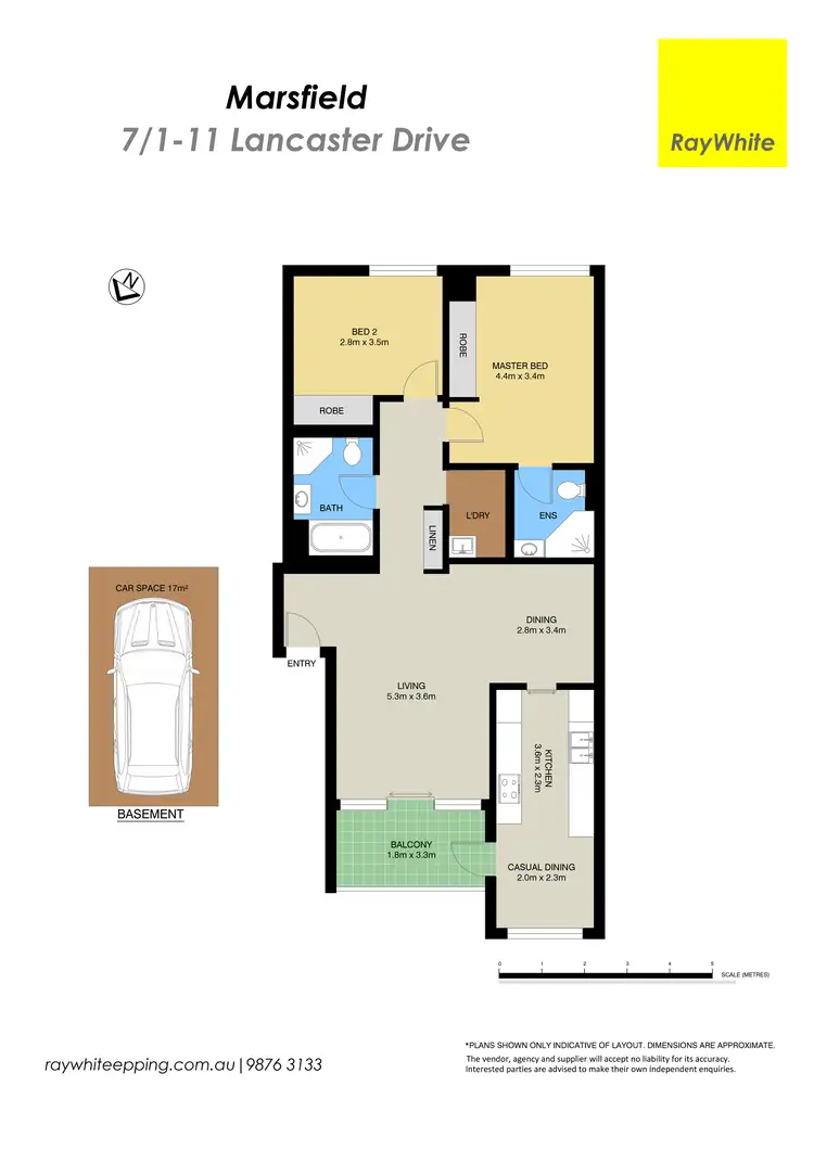 Floorplan of Homely unit listing, 7/1-11 Lancaster Drive, Marsfield NSW 2122