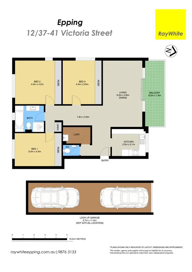Floorplan of Homely unit listing, 12/37-41 Victoria Street, Epping NSW 2121