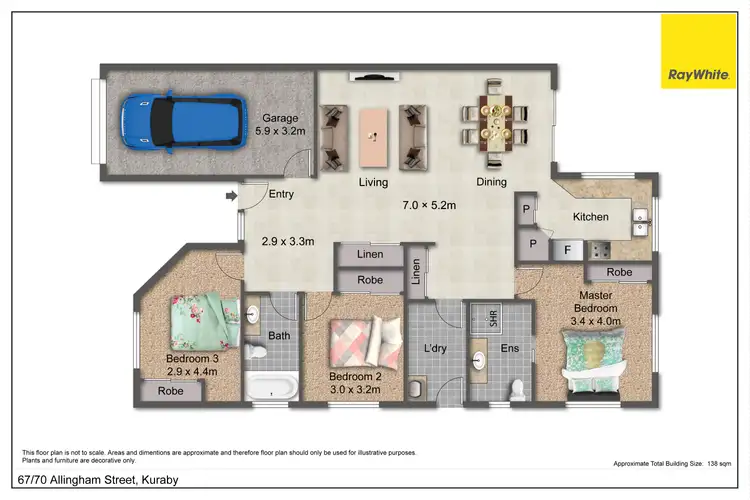 Floorplan of Homely townhouse listing, 67/70 Allingham Street, Kuraby QLD 4112