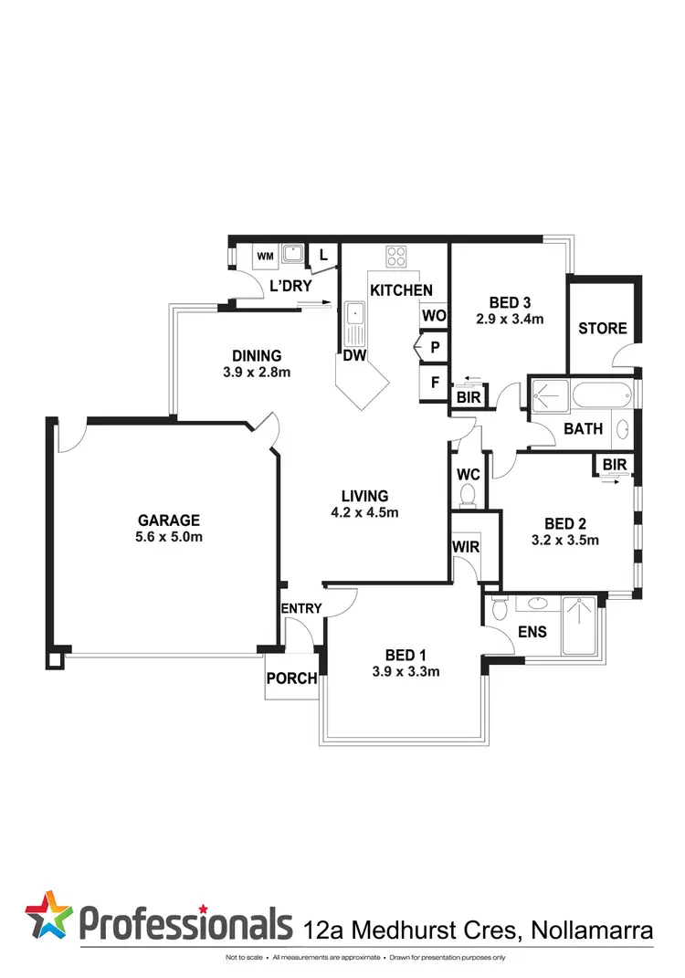 Floorplan of Homely house listing, 12A Medhurst Crescent, Nollamara WA 6061