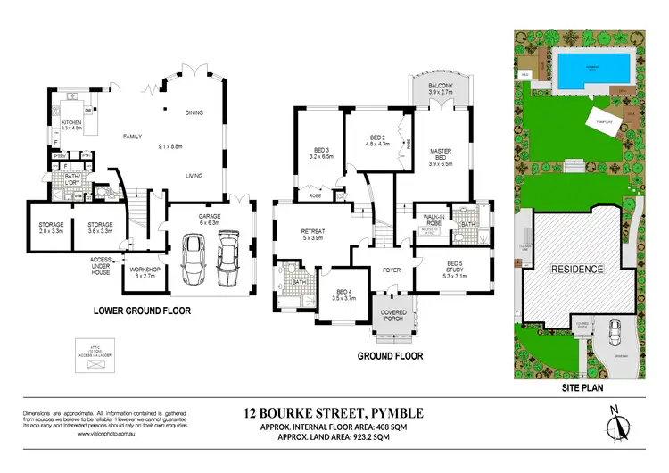 Floorplan of Homely house listing, 12 Bourke Street, Pymble NSW 2073