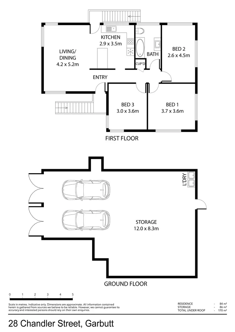 Floorplan of Homely house listing, 28 Chandler Street, Garbutt QLD 4814
