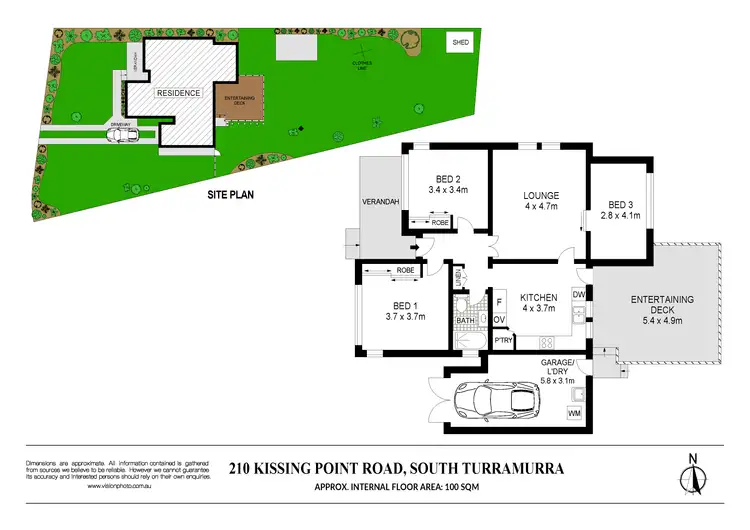 Floorplan of Homely house listing, 210 Kissing Point Road, Turramurra NSW 2074