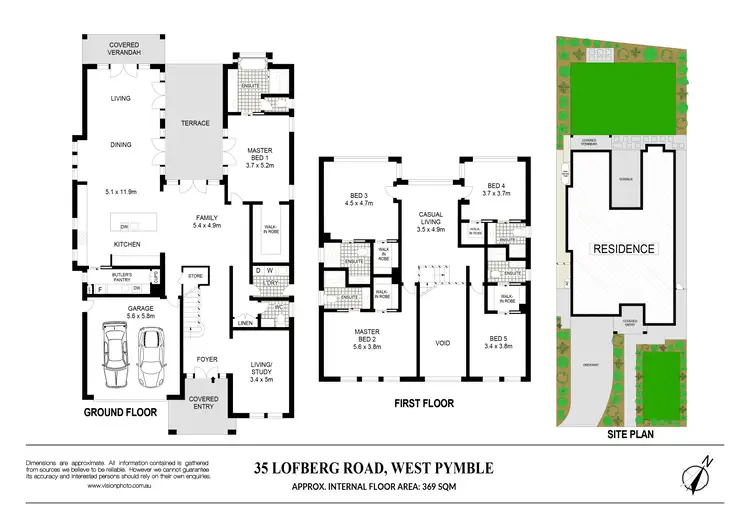 Floorplan of Homely house listing, 35 Lofberg Road, West Pymble NSW 2073