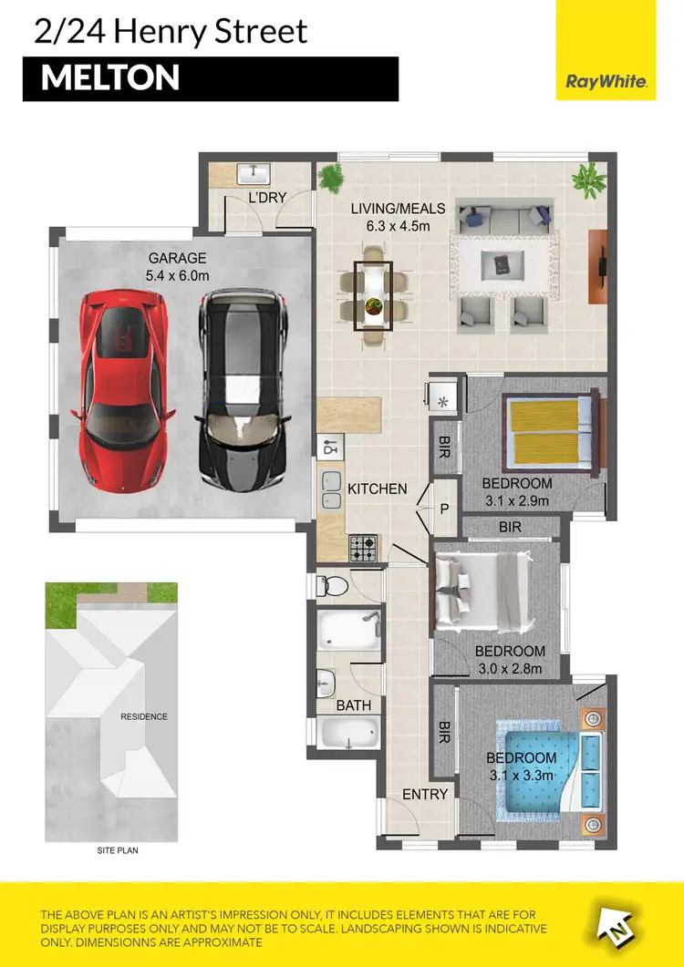 Floorplan of Homely house listing, 2/24 Henry Street, Melton VIC 3337