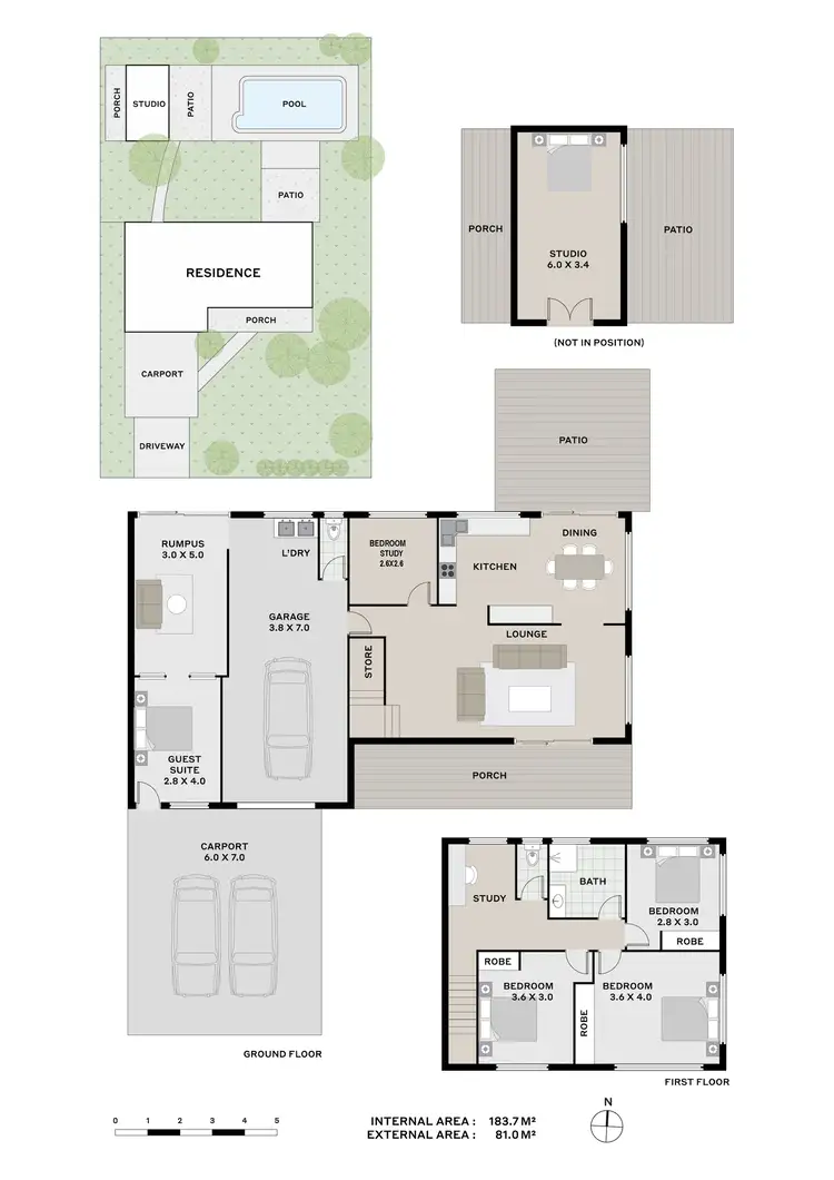 Floorplan of Homely house listing, 34 Jacaranda Crescent, Annandale QLD 4814