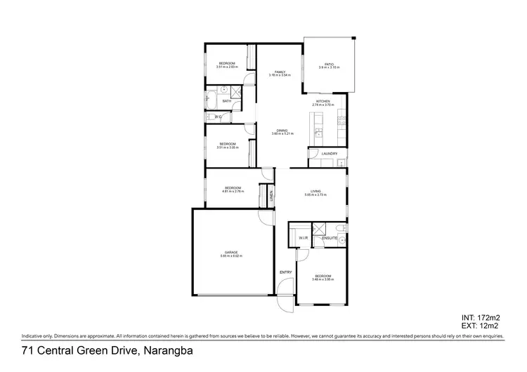 Floorplan of Homely house listing, 71 Central Green Drive, Narangba QLD 4504