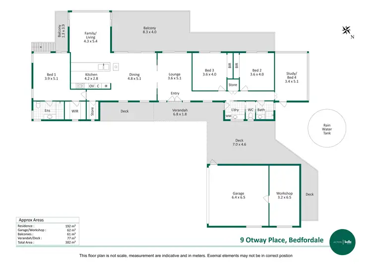 Floorplan of Homely house listing, 9 Otway Place, Bedfordale WA 6112