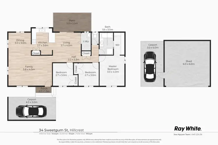 Floorplan of Homely house listing, 34 Sweetgum St, Hillcrest QLD 4118