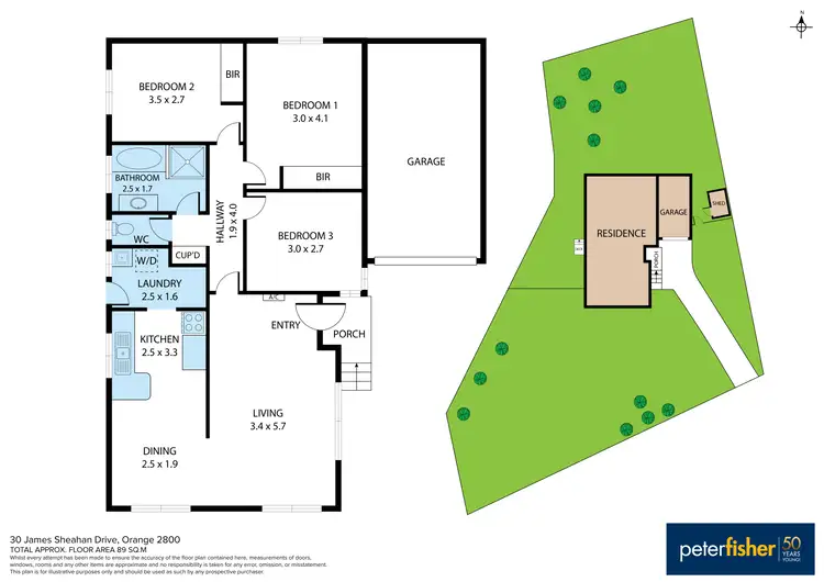 Floorplan of Homely house listing, 30 James Sheahan Drive, Orange NSW 2800