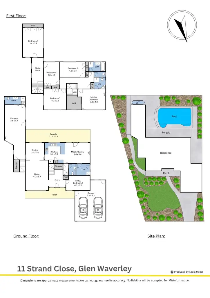 Floorplan of Homely house listing, 11 Strand Close, Glen Waverley VIC 3150