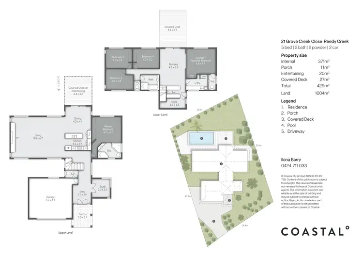 Floorplan of Homely house listing, 21 Grove Creek Close, Reedy Creek QLD 4227