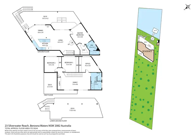 Floorplan of Homely house listing, 23 Silverwater Reach, Berowra Waters NSW 2082