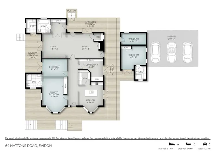 Floorplan of Homely rural property listing, 64 Hattons Road, Eviron NSW 2484