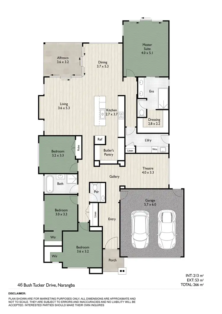 Floorplan of Homely house listing, 46 Bush Tucker Drive, Narangba QLD 4504