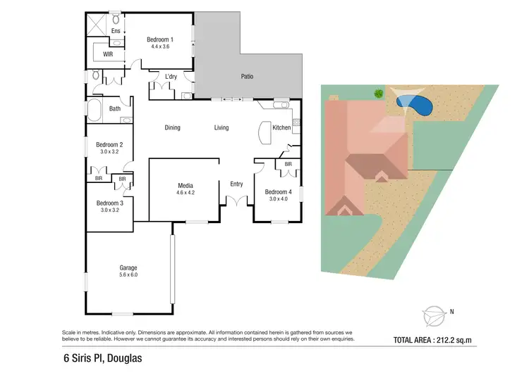 Floorplan of Homely house listing, 6 Siris Place, Douglas QLD 4814