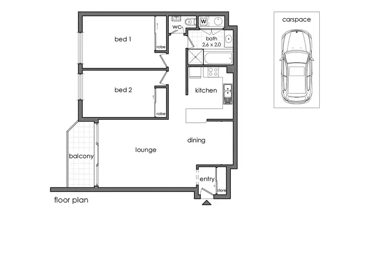 Floorplan of Homely apartment listing, 31/8 Mead Drive, Chipping Norton NSW 2170