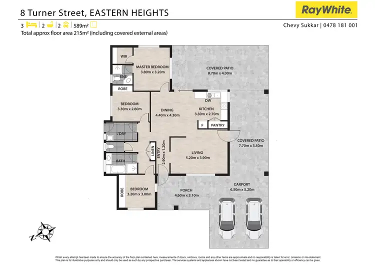 Floorplan of Homely house listing, 8 Turner Street, Eastern Heights QLD 4305