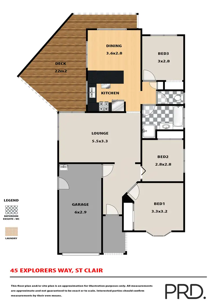 Floorplan of Homely house listing, 45 Explorers Way, St Clair NSW 2759