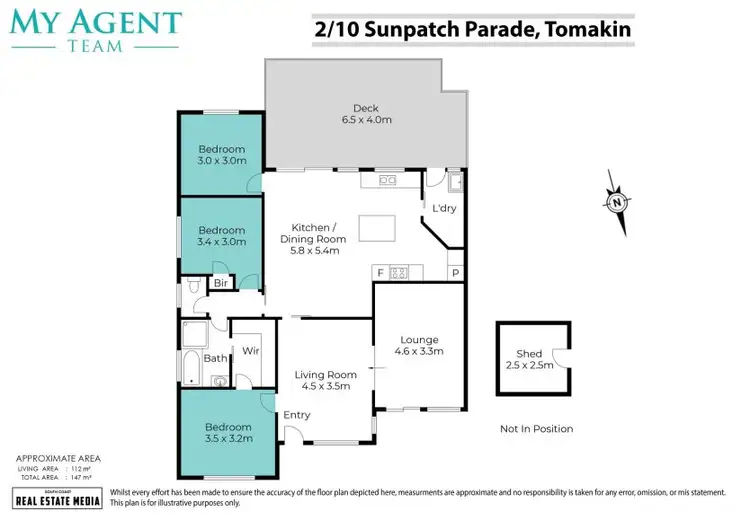Floorplan of Homely house listing, 2/10 Sunpatch Parade, Tomakin NSW 2537