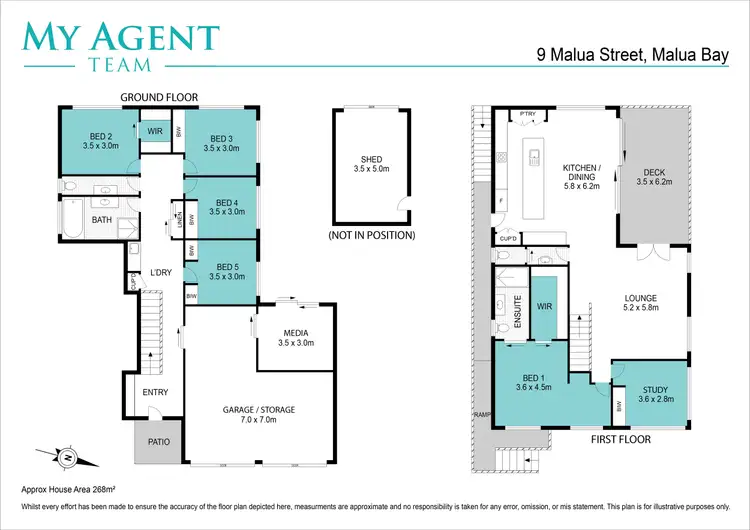 Floorplan of Homely house listing, 9 Malua Street, Malua Bay NSW 2536