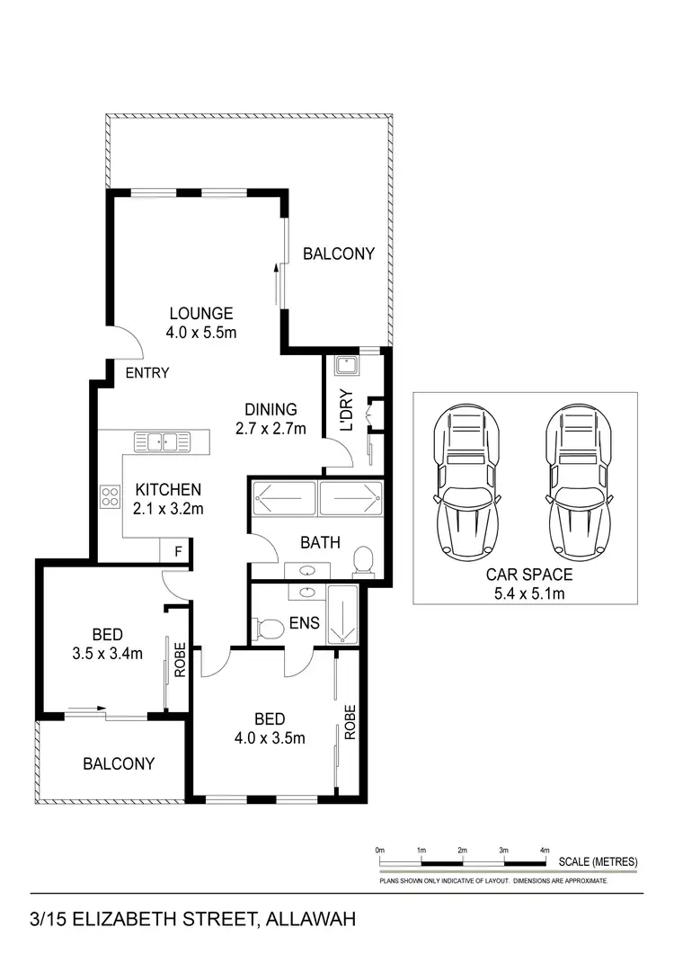 Floorplan of Homely apartment listing, 3/15-17 Elizabeth Street, Allawah NSW 2218