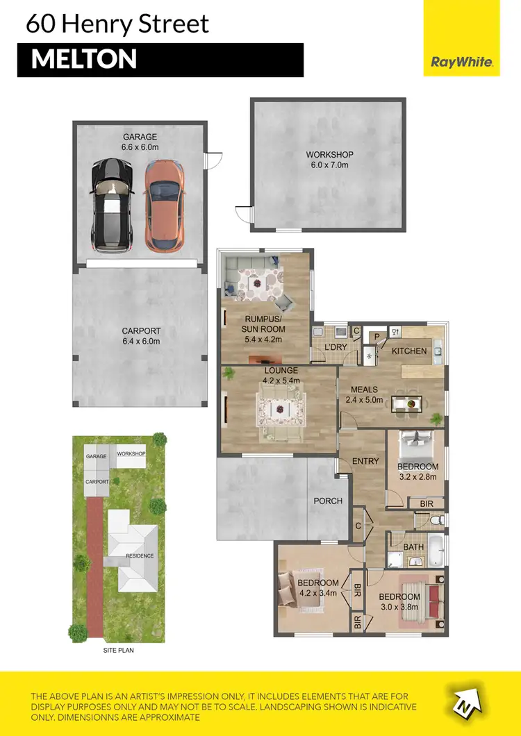 Floorplan of Homely house listing, 60 Henry Street, Melton VIC 3337