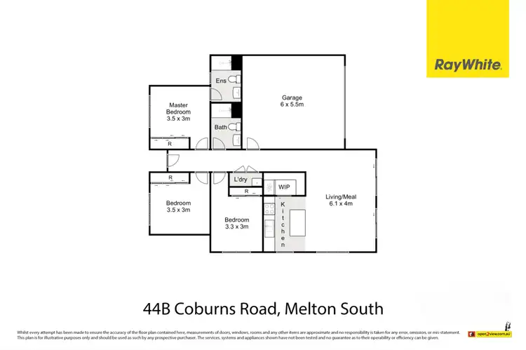 Floorplan of Homely house listing, 44B Coburns Road, Melton South VIC 3338