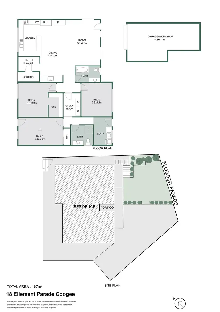Floorplan of Homely house listing, 18 Ellement Parade, Coogee WA 6166
