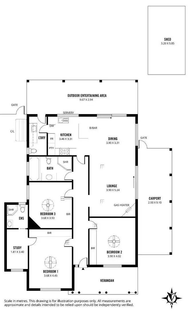 Floorplan of Homely house listing, 31 Yeo Avenue, Highgate SA 5063
