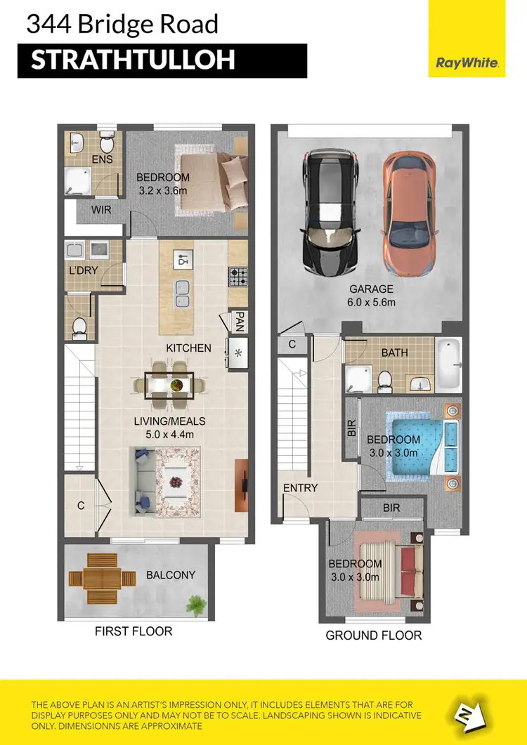 Floorplan of Homely house listing, 344 Bridge Road, Strathtulloh VIC 3338
