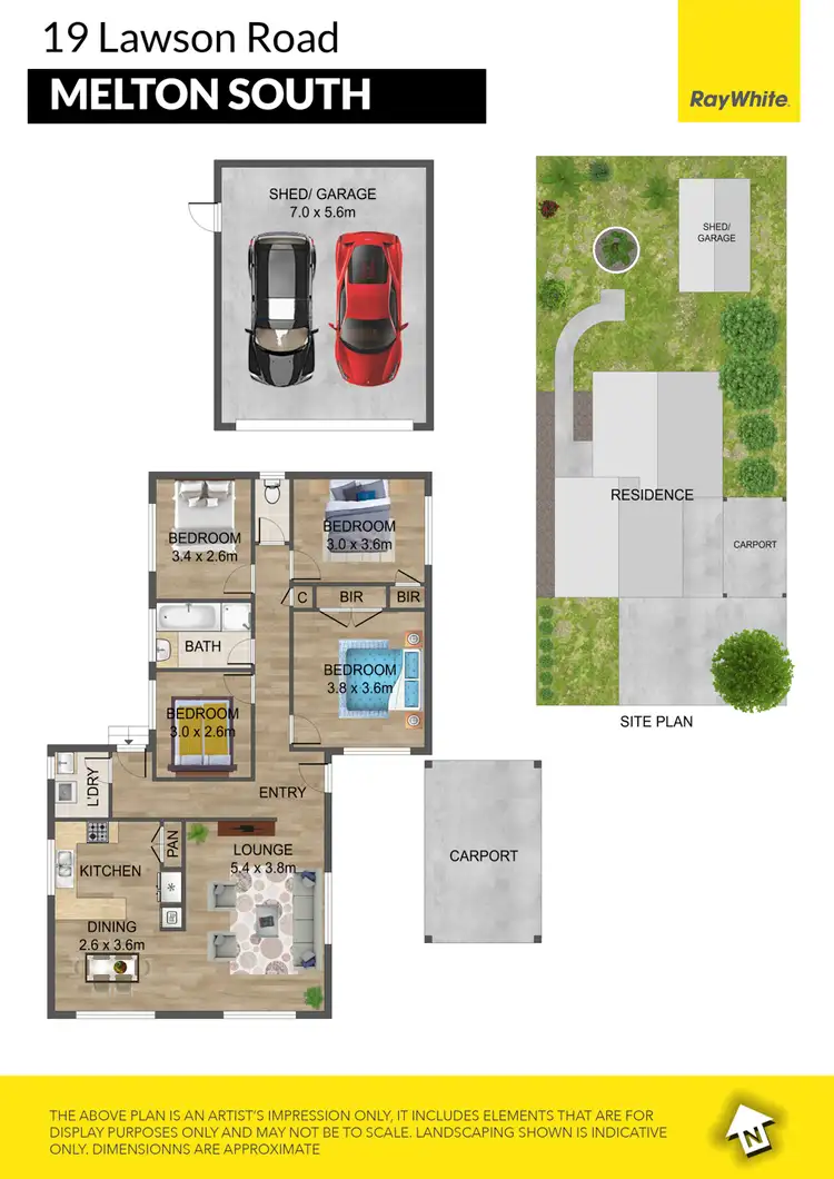 Floorplan of Homely house listing, 19 Lawson Road, Melton South VIC 3338
