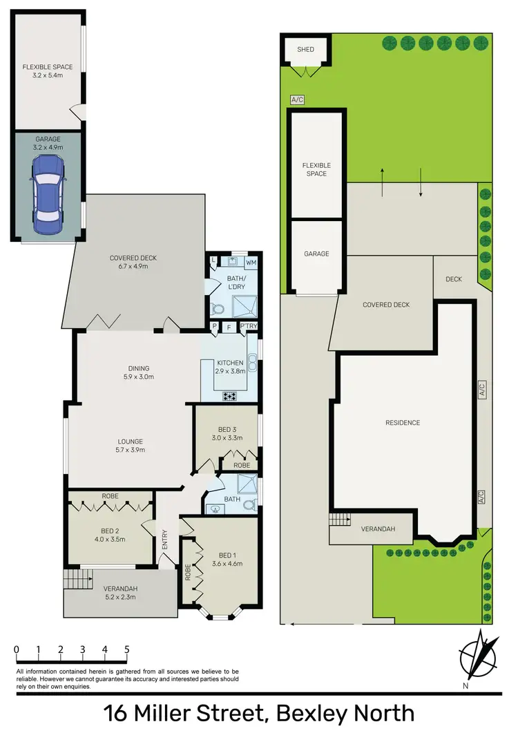Floorplan of Homely house listing, 16 Miller Avenue, Bexley North NSW 2207