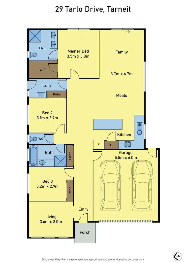 Floorplan of Homely house listing, 29 Tarlo Drive, Tarneit VIC 3029
