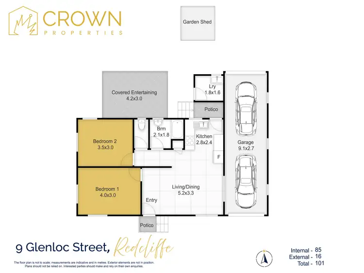 Floorplan of Homely house listing, 9 Glenloc Street, Redcliffe QLD 4020