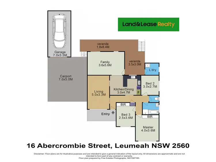 Floorplan of Homely house listing, 16 Abercrombie Street, Leumeah NSW 2560