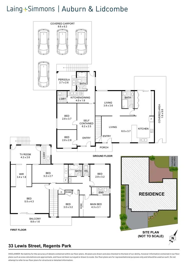 Floorplan of Homely house listing, 33 Lewis St, Regents Park NSW 2143