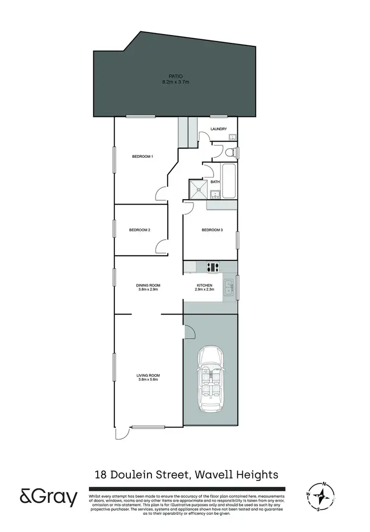 Floorplan of Homely house listing, 18 Doulein Street, Wavell Heights QLD 4012