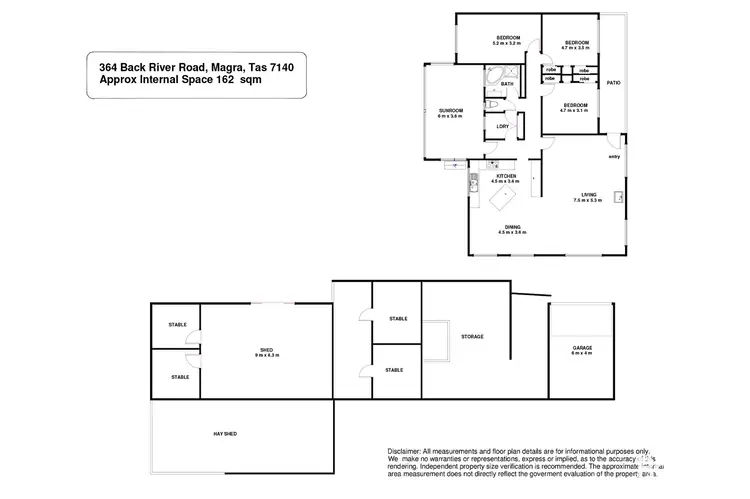 Floorplan of Homely house listing, 364 Back River Road, Magra TAS 7140