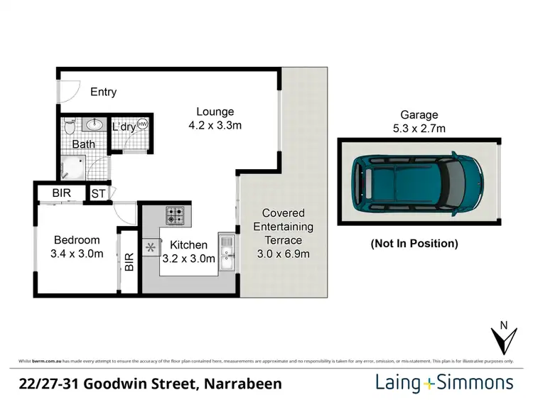 Floorplan of Homely apartment listing, 22/27-31 Goodwin Street, Narrabeen NSW 2101