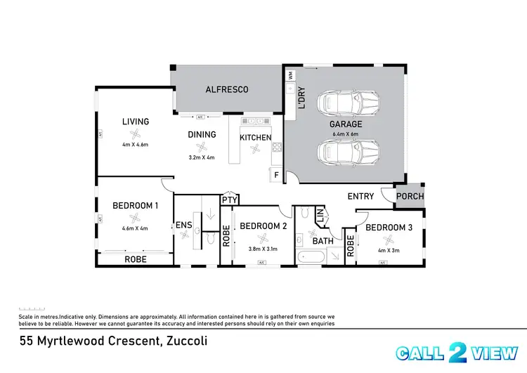 Floorplan of Homely house listing, 55 Myrtlewood Crescent, Zuccoli NT 832