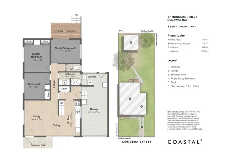 Floorplan of Homely house listing, 57 Mungera Street, Runaway Bay QLD 4216