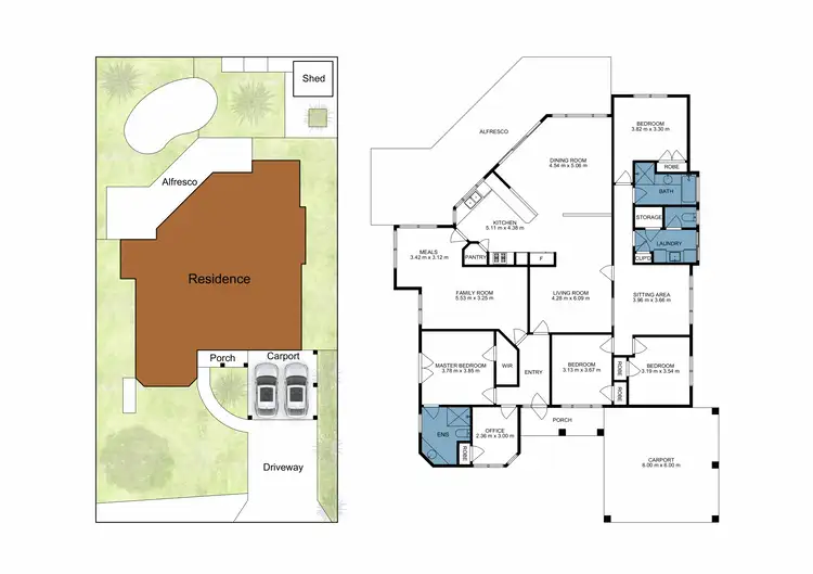 Floorplan of Homely house listing, 55 Goodwood Way, Canning Vale WA 6155