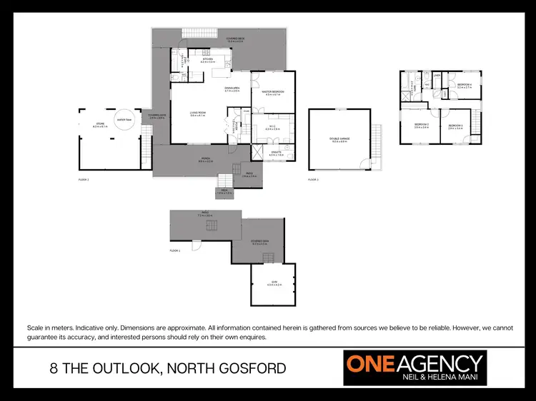 Floorplan of Homely house listing, 8 The Outlook, North Gosford NSW 2250
