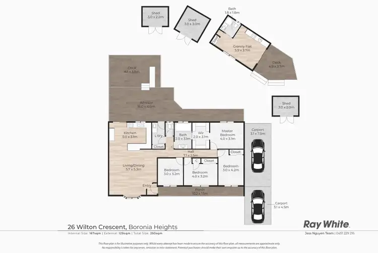 Floorplan of Homely house listing, 26 Wilton Crescent, Boronia Heights QLD 4124